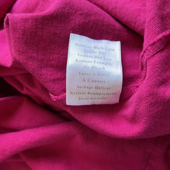 Frank and Eileen LAUREN Polo Dress HERITAGE JERSEY Peony Pink Coastal Sz M NEW - Picture 12 of 14